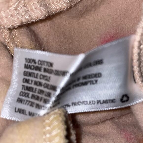 Wild Fable Tie Dye Tiered Mock neck Multicolored Peach Dress w/pockets NWTs Sz L - Picture 5 of 6